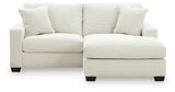 Greenbriar Smoke Loveseat and Sofa Chaise from Ashley - Luna Furniture