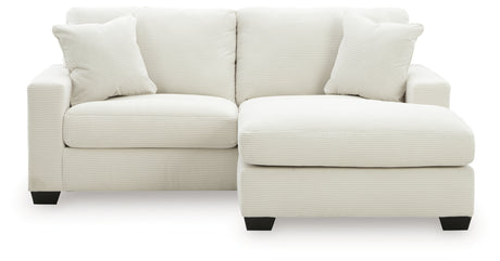 Greenbriar Smoke Loveseat and Sofa Chaise from Ashley - Luna Furniture