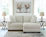 Greenbriar Smoke Loveseat and Sofa Chaise from Ashley - Luna Furniture