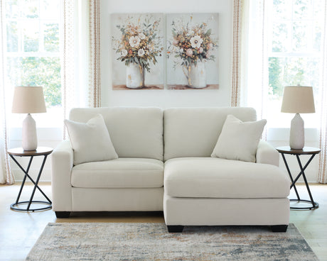 Greenbriar Smoke Loveseat and Sofa Chaise from Ashley - Luna Furniture
