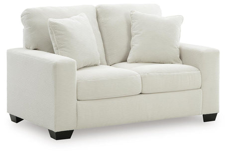 Greenbriar Smoke Loveseat and Sofa Chaise from Ashley - Luna Furniture