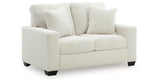 Greenbriar Smoke Loveseat and Sofa Chaise from Ashley - Luna Furniture