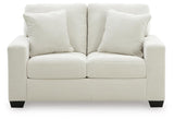 Greenbriar Smoke Loveseat and Sofa Chaise from Ashley - Luna Furniture