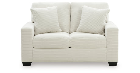 Greenbriar Smoke Loveseat and Sofa Chaise from Ashley - Luna Furniture