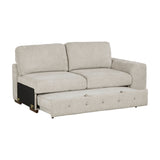 Raife Taupe 4-Piece Sectional with Right Chaise from Homelegance - Luna Furniture