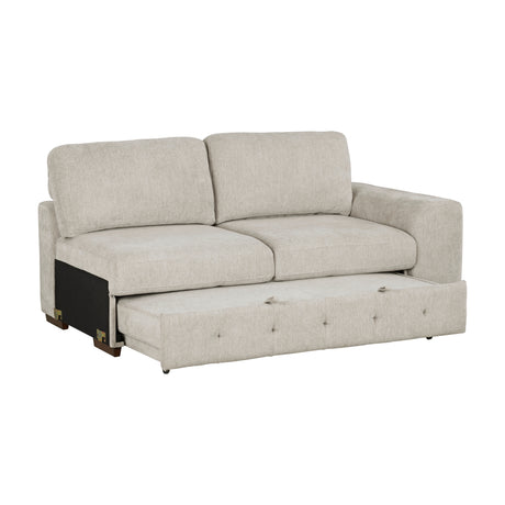 Raife Taupe 4-Piece Sectional with Right Chaise from Homelegance - Luna Furniture