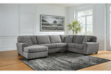 Birkdale Court Gray 3-Piece LAF Chaise Sectional from Ashley - Luna Furniture