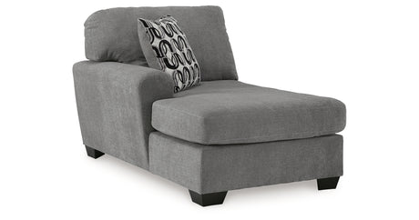 Birkdale Court Gray Left-Arm Facing Corner Chaise from Ashley - Luna Furniture