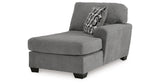 Birkdale Court Gray Right-Arm Facing Corner Chaise from Ashley Furniture - Luna Furniture