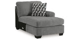 Birkdale Court Gray Right-Arm Facing Corner Chaise from Ashley Furniture - Luna Furniture