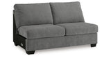 Birkdale Court Gray Armless Loveseat from Ashley Furniture - Luna Furniture
