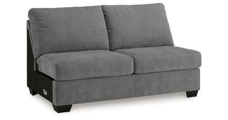Birkdale Court Gray Armless Loveseat from Ashley - Luna Furniture