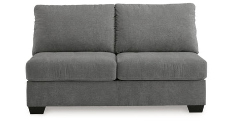 Birkdale Court Gray Armless Loveseat from Ashley - Luna Furniture