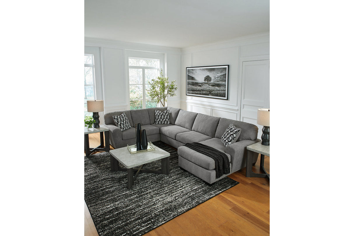 Birkdale Court Gray 3-Piece RAF Chaise Sectional from Ashley - Luna Furniture