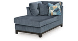 Maxon Place Navy Left-Arm Facing Corner Chaise from Ashley - Luna Furniture