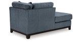 Maxon Place Navy Left-Arm Facing Corner Chaise from Ashley - Luna Furniture