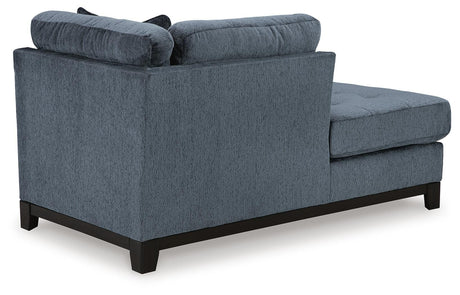 Maxon Place Navy 3-Piece Sectional and Ottoman from Ashley - Luna Furniture