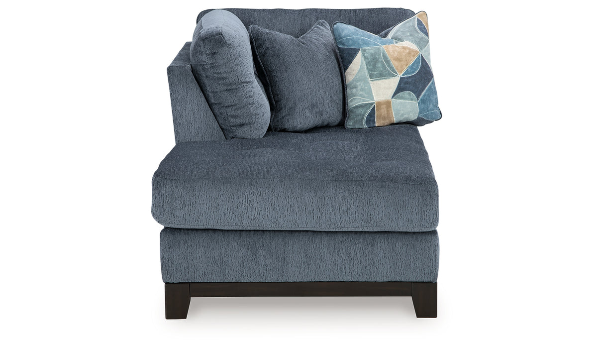 Maxon Place Navy Left-Arm Facing Corner Chaise from Ashley - Luna Furniture