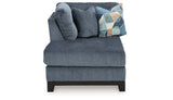 Maxon Place Navy Left-Arm Facing Corner Chaise from Ashley - Luna Furniture