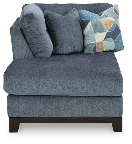 Maxon Place Navy 3-Piece Sectional and Ottoman from Ashley - Luna Furniture