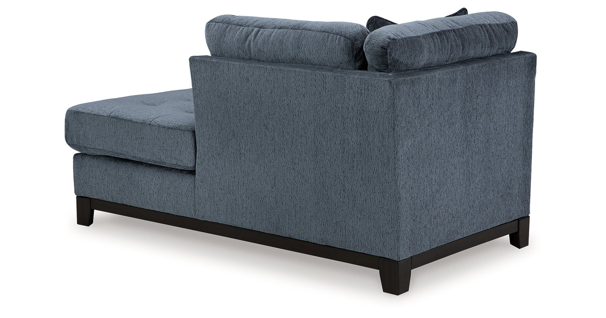 Maxon Place Navy Right-Arm Facing Corner Chaise from Ashley - Luna Furniture
