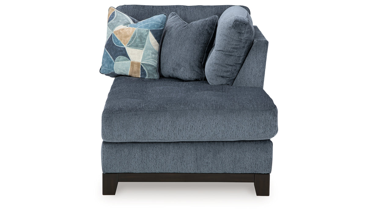 Maxon Place Navy Right-Arm Facing Corner Chaise from Ashley - Luna Furniture