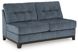 Maxon Place Navy 3-Piece Sectional and Ottoman from Ashley - Luna Furniture