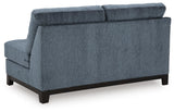 Maxon Place Navy 3-Piece Sectional and Ottoman from Ashley - Luna Furniture