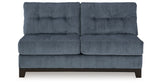 Maxon Place Navy Armless Loveseat from Ashley - Luna Furniture