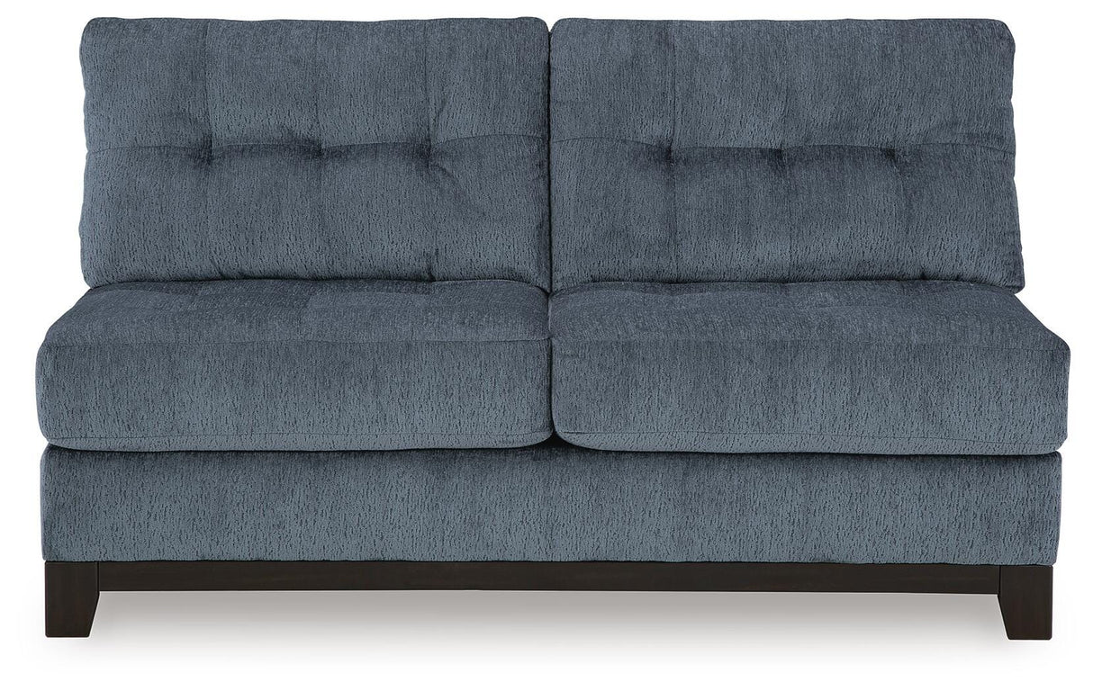 Maxon Place Navy 3-Piece Sectional and Ottoman from Ashley - Luna Furniture