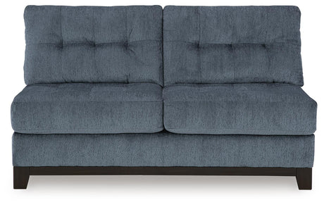 Maxon Place Navy 3-Piece Sectional and Ottoman from Ashley - Luna Furniture