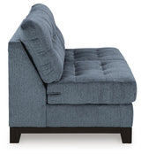 Maxon Place Navy 3-Piece Sectional and Ottoman from Ashley - Luna Furniture