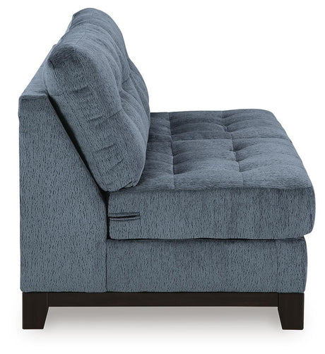 Maxon Place Navy 3-Piece Sectional and Ottoman from Ashley - Luna Furniture