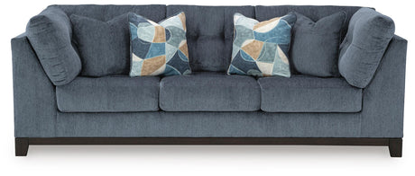 Maxon Place Navy 3-Piece Sectional and Ottoman from Ashley - Luna Furniture
