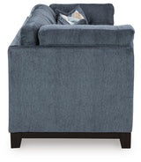 Maxon Place Navy 3-Piece Sectional and Ottoman from Ashley - Luna Furniture