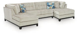 Maxon Place Stone 3-Piece Sectional with Chaise from Ashley Furniture - Luna Furniture