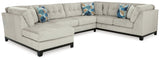 Maxon Place Stone 3-Piece Sectional with Chaise from Ashley - Luna Furniture
