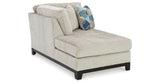 Maxon Place Stone Left-Arm Facing Corner Chaise from Ashley - Luna Furniture