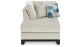 Maxon Place Stone Left-Arm Facing Corner Chaise from Ashley - Luna Furniture