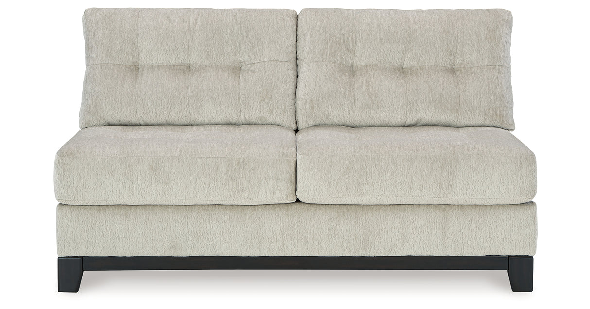 Maxon Place Stone Armless Loveseat from Ashley - Luna Furniture