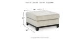 Maxon Place Chair and Ottoman in Stone from Ashley - Luna Furniture