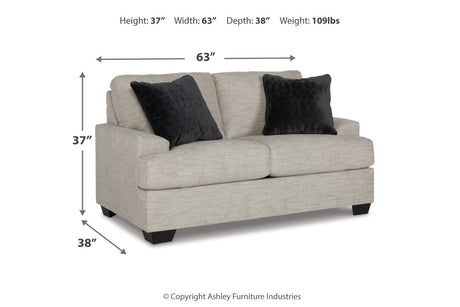 Vayda Pebble Sofa and Loveseat from Ashley - Luna Furniture