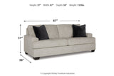 Vayda Pebble Sofa, Loveseat, Chair and Ottoman from Ashley - Luna Furniture