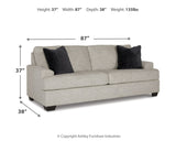 Vayda Pebble Sofa and Loveseat from Ashley - Luna Furniture