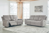 Barnsana Ash Power Reclining Living Room Set from Ashley - Luna Furniture