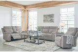 Barnsana Ash Power Reclining Sofa, Loveseat and Recliner from Ashley - Luna Furniture