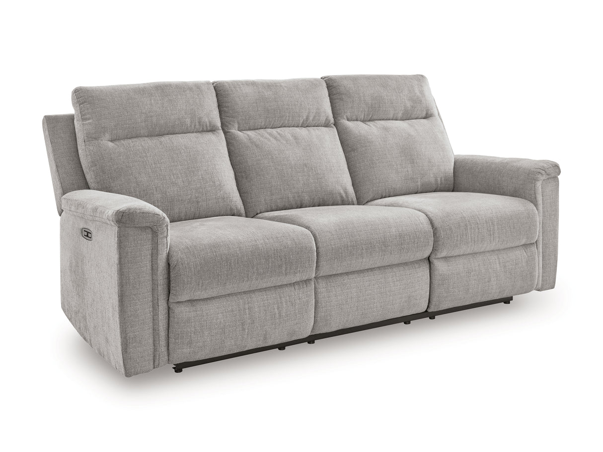 Barnsana Ash Power Reclining Sofa from Ashley - Luna Furniture