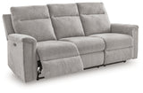 Barnsana Ash Power Reclining Sofa, Loveseat and Recliner from Ashley - Luna Furniture