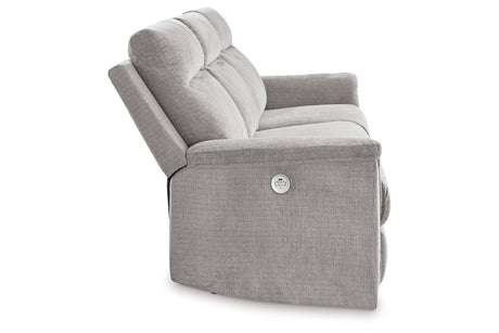 Barnsana Ash Power Reclining Sofa, Loveseat and Recliner from Ashley - Luna Furniture