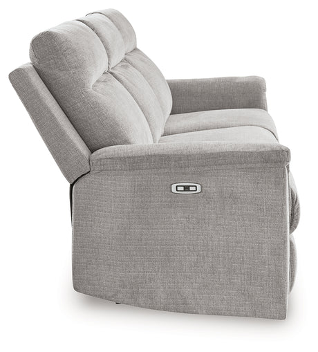 Barnsana Ash Power Reclining Sofa, Loveseat and Recliner from Ashley Furniture - Luna Furniture
